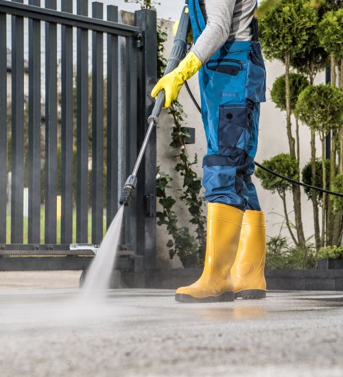 pressure washing driveways